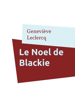 cover image of Le Noel de Blackie